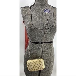 Expressions NYC gold tone textured mini Crossbody OS